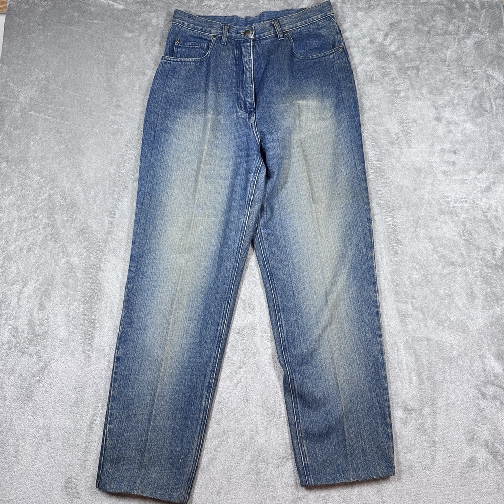 Woolrich Vintage Mom Jeans Womens 12 High Rise Tapered Denim USA 29.5 Inseam